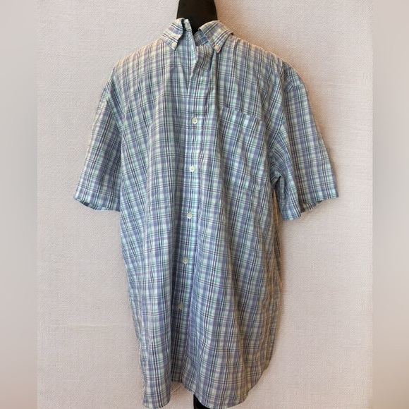 Saddlebred Multicolor Plaid Button Down Shirt - Picture 1 of 3
